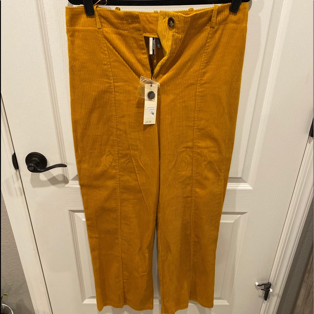 Top Shop corduroy wide leg pants